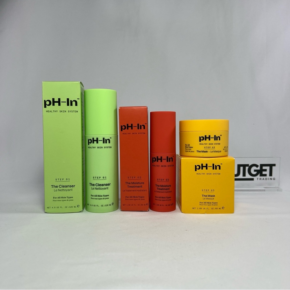 Bundle Set of 3 X pH In Healthy Skin System 3 Steps Cleanser, Moisturizer & Mask